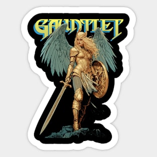 Gauntlet Valkyrie Fantasy Retro Vintage Video Game Sticker